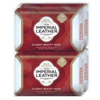 ราคา อิมพีเรียล เลเธอร์ คลาสสิค สบู่อาบน้ำให้ผิวเนียนนุ่ม 125กรัม x 4 ก้อน (Imperial Leather Classic Bar Soap 95g x 4pcs) (27768975733)