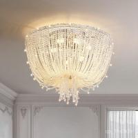ราคา โคมไฟระย้าพู่คริสตัลฝรั่งเศสโคมไฟเพดานโคมไฟห้องนอนใหญ่สไตล์ยุโรปโคมไฟออกแบบแบบสร้างสรรค์ส่วนบุคคล JGVP (27120739988)