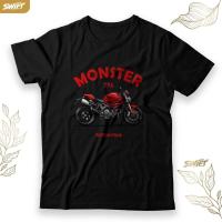 ราคา QCเสื้อยืด พิมพ์ลาย The Ducati Monster 796th (21487935156)