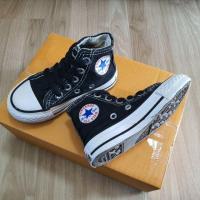ราคา รองเท้าเด็กมือสองแท้100% Converse จิ๋ว สีดำ หล่อมาก 13cm. (6111340272)