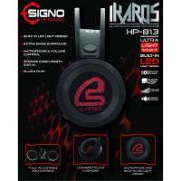 ราคา หูฟัง SIGNO E-Sport Gaming Headphone รุ่น IKAROS HP-813BLK (3623154292)