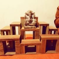 ราคา โต๊ะหมู่ไม้ประดู่ [E001] (1939032014)