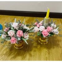 ราคา พานดอกไม้ไหว้ครู อันละค่ะ490บาทค่ะ เลือกโทนสีได้ค่ะ (19880371407)