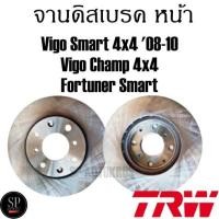 ราคา TRW จานดิสเบรค คู่หน้า Vigo Smart 4x4 '08-10, Vigo Champ 4x4, Fortuner Smart DF7461S ราคาต่อ 1คู่ (3252147755)