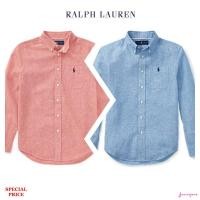 ราคา RALPH LAUREN LINEN-COTTON-CHAMBRAY SHIRT (BOY SIZE 8-20) (1135674211)