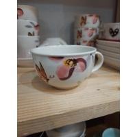 ราคา แก้ว กาแฟ สูง 5 cmกว้าง 8 cm เซรามิค งานลำปางแท้ เข้าไมโครเวปได้ (11211954515)