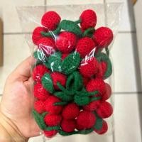 ราคา 10 ชิ้นเส้นด้าย Cherry Hook ทอผ้า DIY เครื่องประดับหัตถกรรมเสื้อผ้าหมวกรองเท้า Key Chain ต่างหูตกแต่งจี้ถักทําด้วยผ้าขนสัตว์ (42901681060)