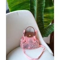 ราคา แท้ พร้อมส่ง Longchamp Le Pliage Filet Shoulder bag ลองชอม ตาข่ายรุ่นใหม่ (12588776661)