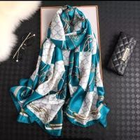 ราคา Satin Imitated Silk Scarf - Green (2632352633)