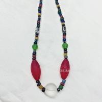 ราคา !!หินทราวดี!! สร้อยคอหินลูกปัดทราวดี หินแท้จากธรรมชาติ ยาว 24 นิ้วจ.นครศรีธรรมราช (23673550958)