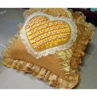 ราคา หมอนงานบวช หมอนสี่เหลี่ยมงานบวช ขนาด20*24นื้ว ใบละ900 ใส่นุ่นพร้อมใช่งาน (3452808892)