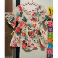 ราคา เสื้อลายดอก เด็กหญิง มือสอง (7209953946)