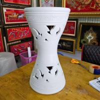 ราคา ขาวางอ่าง สูง 56 ซม. วัสดุดินเผา วางอ่างตั้ง องค์พญานาค พระแม่ธรณี งานปั้น รูปปปั้น ทาสีทอง วัสดุดินเผา (28586696718)