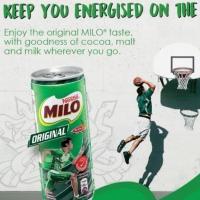 ราคา พร้อมส่งจากไทย Nestle Milo เครื่องดื่มนมไมโล รสดั้งเดิม แบบกระป๋อง หวานน้อย (ไม่มีขายในไทย) ขนาด 240 ml. (44207768874)