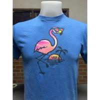 ราคา เสื้อมือสอง VANS Flamingo ผ้า50-50 เย็บโลโก้แขน (44312624748)