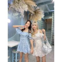 ราคา Flat2112 Chloe White Dress (8523241291)