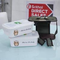 ราคา ชุดกล่องพร้อมกระเป๋าซุปเปอร์แวร์ลายพูล่าลิงกี้ ขนาดกล่อง7.75นิ้ว (10594807514)