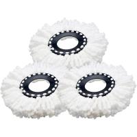 ราคา 360 องศาหมุน Spinning Magic Mop หัวไมโครไฟเบอร์พื้นเปลี่ยนเส้นใย Universal spin Mop เปลี่ยนรีฟิล (44352466365)