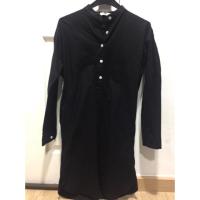 ราคา เดรสเชิ้ตผ้าฝ้าย คอจีน สีดำ (319824126)