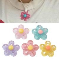 ราคา จี้ดอกไม้สีสันสดใสพร้อมสร้อยคอและต่างหู DIY เครื่องประดับสำหรับวันวาเลนไทน์ (40464110848)