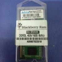 ราคา แรมโน๊ตบุ๊คมือสอง DDR3L 4GB/1600 8chip Blackberry Ram (1476827630)