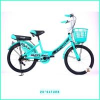 ราคา จักรยาน 20 นิ้ว Umeko / SATURN มีกระดิ่ง เบาะท้ายนิ่ม จักรยานแม่บ้าน จักรยานผู้ใหญ่ จักรยานเด็ก (29456713095)