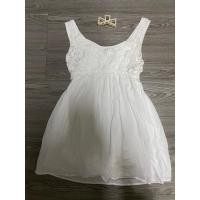 ราคา มินิเดรสญี่ปุ่น สีขาว ลูกไม้ มีซับใน ป้ายแบรนด์ (23325580529)