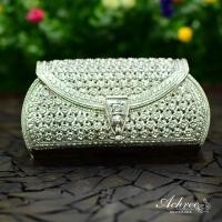 ราคา กระเป๋าเครื่องเงินแท้ ลายฉลุ เงินแท้ 925 (5501226744)