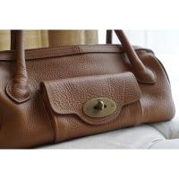 ราคา mulberry bag ทรงกระเป๋าหมอหนังลายgrainมือสอง (10929046338)