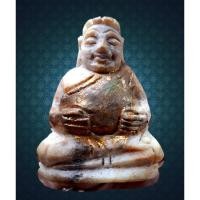 ราคา พระสังกัจจายน์ สังกัจจายน์ แกะสลักจากไม้กลายเป็นหิน ขนาดห้อยคอหรือตั้งบูชา สูง 4 cm งดงาม หายาก บูชาเพื่อโชคลาภ ความอุดม (25651167885)