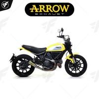 ราคา ท่อสูตร/ท่อแต่ง/ท่อไอเสีย Arrow Slip on Moto GP Titanium Link pipe : for Ducati Scrambler 800 (40264149330)