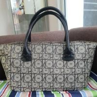 ราคา กระเป๋าถือผ้า หูหนัง Savoy (26075494209)