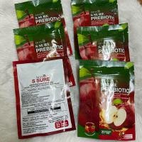 ราคา 12 ห่อ แอฟเปิ้ลไซเดอร์ เวนิก้า แจ่มใส S Sure apple cider vinegar prebiotic พรีไบโอติกส์ เอส ชัวร์ 20แคป (26617938908)