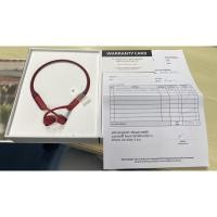 ราคา หูฟัง Bluetooth Aftershokz รุ่น Aeropex สีแดง ของมือสอง สภาพใหม่ ประกันเหลือเยอะ (5264779118)