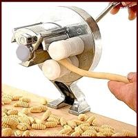 ราคา เครื่องทำเส้นพาสต้า แบบมือหมุน Pasta manual pasta machine เครื่องทำเส้นมักกะโรนี (26468124949)