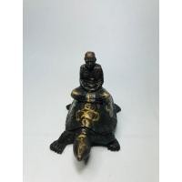 ราคา พระพุทธรูปบูชา หลวงปู่หลิวขี่เต่าหลวงปู่หลิวประทับพญาเต่าเรือน วัดไร่แตงทอง นครปฐมเนื้อโลหะทองเหลืองหน้าตัก3นิ้ว (11426556585)