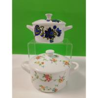 ราคา เซตถ้วยมีฝาปิด งานเซรามิกญี่ปุ่น จำนวน 2 ใบ A050 27/8/2023 (22078177994)