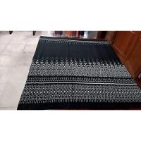ราคา ซิ่น ผ้าไหมมัดหมี่ 3ตะกอ ขนาด 1x2เมตร พื้นสีดำ รหัส R2Q-NY-120267164 (26219475982)