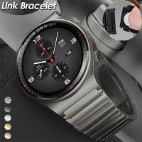 ราคา สายนาฬิกาข้อมือสเตนเลส 22 มม. หรูหรา สําหรับ Huawei GT 2 3 Pro 46 มม. Samsung Gear S3 Seiko (28500135206)