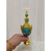 ราคา หัวโขน ทศกัณฐ์ เรซิ่น ปิดทอง ขนาดสูง 10 นิ้วพร้อมฐานปิดทอง รามเกียรติ์ ของที่ระลึก ของแต่งบ้าน ของขวัญ ของฝาก (16895573724)