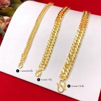 ราคา สร้อยข้อมือทองเลสก้างปลาแบน หนัก 1,3,5บาท ยาว 6-7นิ้ว ทองชุบ ทองปลอม ใส่ได้ทุกโอกาส ใส่อาบน้ำได้ (14352328301)