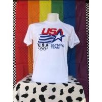 ราคา เสื้อยืดผ้าบางUSAโอลิมปิก มี4สี (26123467364)