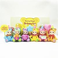 ราคา 6 ชิ้น/ชุด 8 ซม. สินค้าตัวละครอนิเมะญี่ปุ่น ของขวัญวันเกิดซันนี่ ซีรีส์แองเจิล สุขสันต์วันเกิด รุ่น Q ฟิกเกอร์ PVC โมเดลตุ๊กตาของเล่น (25743337488)