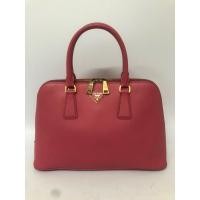 ราคา กระเป๋ามือสอง สีบานเย็น หนัง Saffiano อะไหล่ทอง ขนาด 12 นิ้วครึ่ง พร้อมส่ง (18393037422)