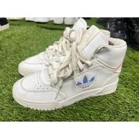 ราคา รองเท้าผ้าใบแบรนด์แท้มือสอง พื้นเดิมไม่ซ่อม งานหนังสีขาว เท่ๆ หุ้มข้อสูง เบอร์ 38 ยาว 23.5 ซม. (41802122224)