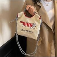 ราคา พร้อมส่ง Kawaii Cat กระเป๋าปักลายแมว แมวลายทาง ขนากกระทัดรัด น้ำหนักเบา (shoulder bag) (28835640111)