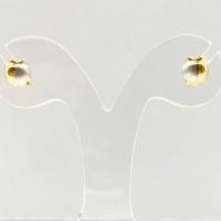 ราคา ต่างหูทองคำ ทองคำแท้18K (18190474515)