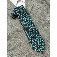 ราคา NINA RICCI - เนคไทลายดอกไม้ มือสอง เนคไทวินเทจ (necktie) (28827321958)