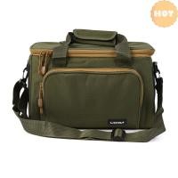 ราคา LIXADA กระเป๋าสะพายมัลติฟังก์ชันสำหรับนักตกปลา ใส่อุปกรณ์ครบเซ็ต พร้อมผ้าใบและล่อตกปลา ขนาดกระทัดรัด พกพาสะดวก (41560367482)