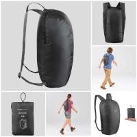 ราคา เป้เดินป่า ถูกที่สุด กระเป๋าสะพายหลัง พับได้ กันน้ำ ยี่ห้อ Quechua รุ่นTravel100 (10 20 ลิตร) (24384561893)